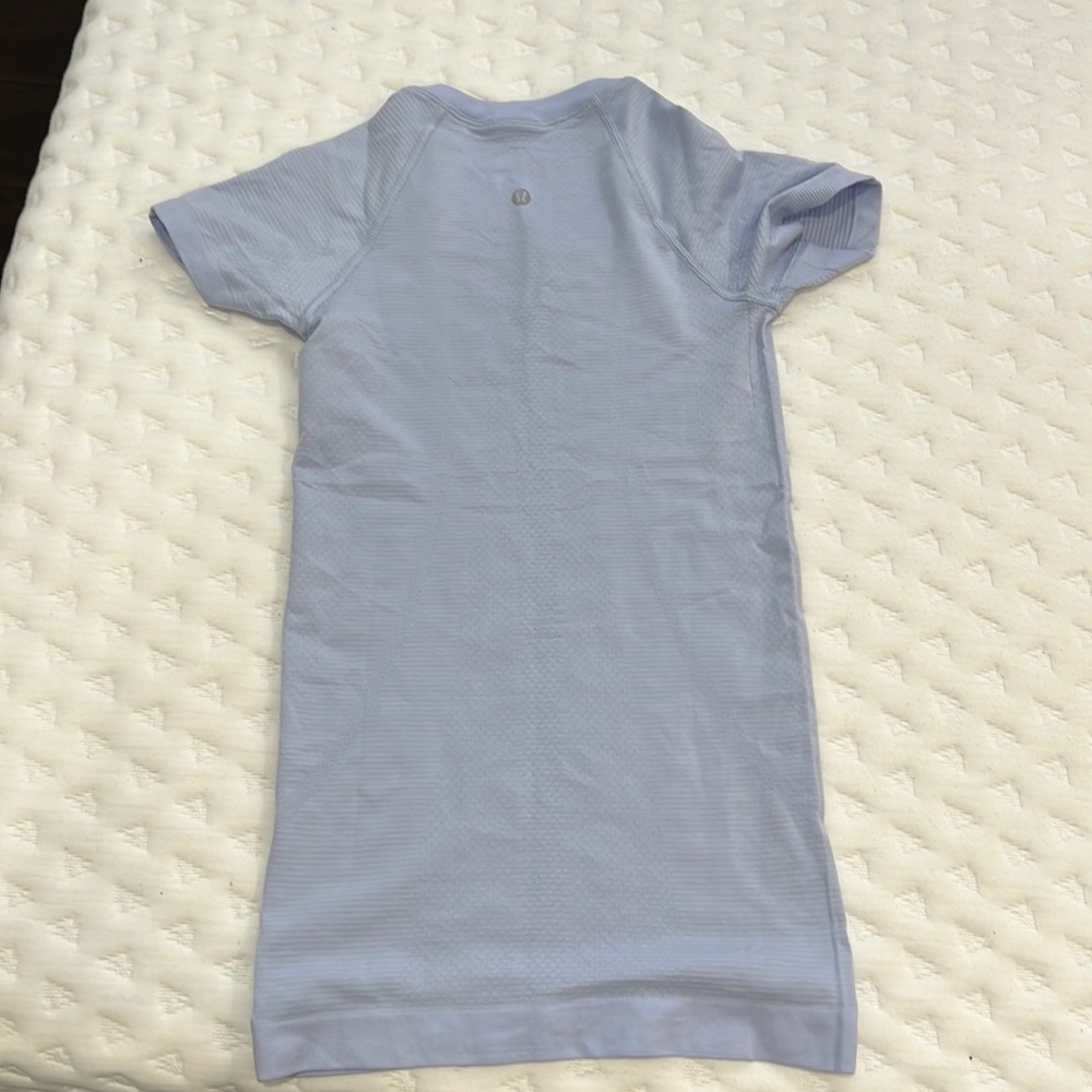 baby purple swiftly tech 2.0 size zero lululemon top